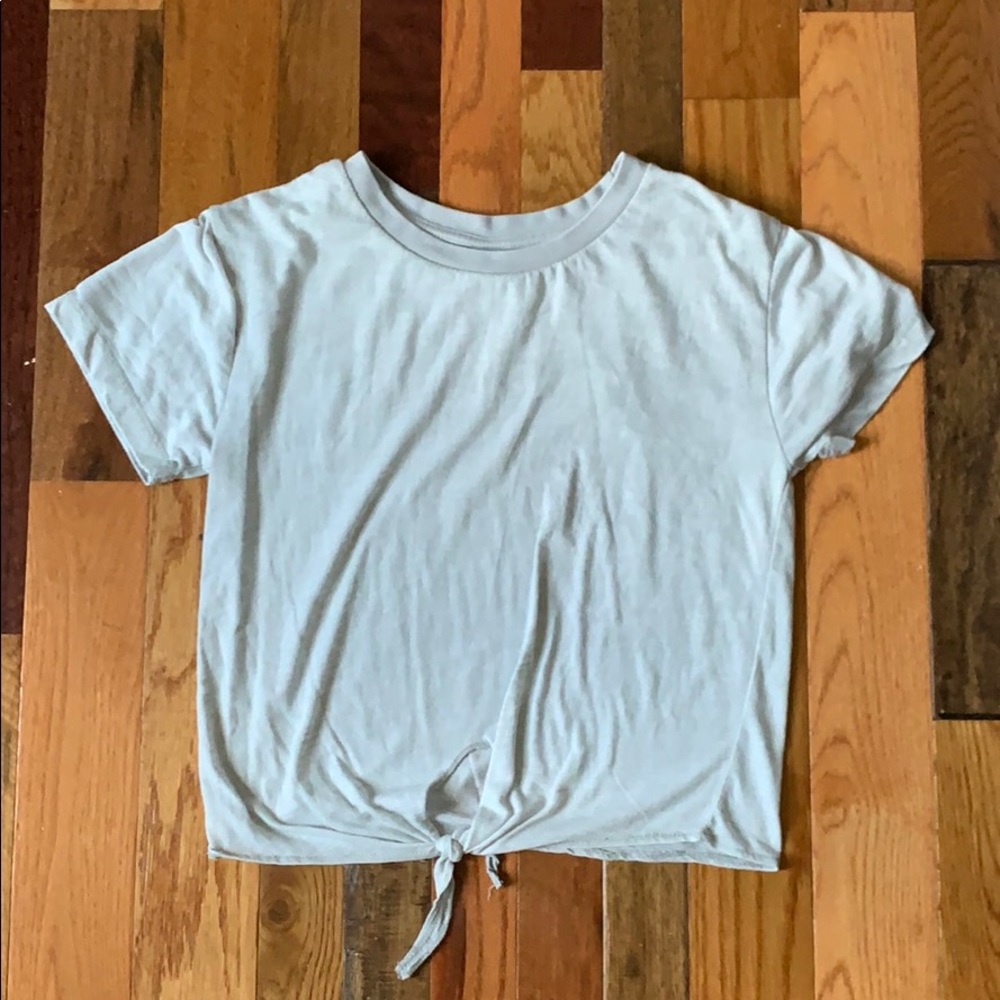Beige crop top